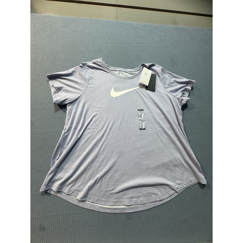Nike  Dri-FIT Swoosh Women T-Shirt Sz 2x‎ Gray Brand New